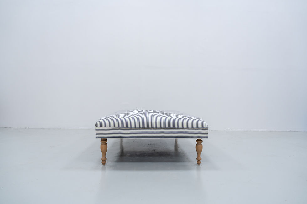 Thumbnail: Striped fabric Ottoman in Dubai