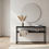 Thumbnail: Hallway console table with shelf black wood and metal Dubai