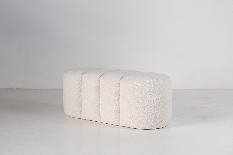 Thumbnail: Sutton Boucle Upholstered Bench in Dubai