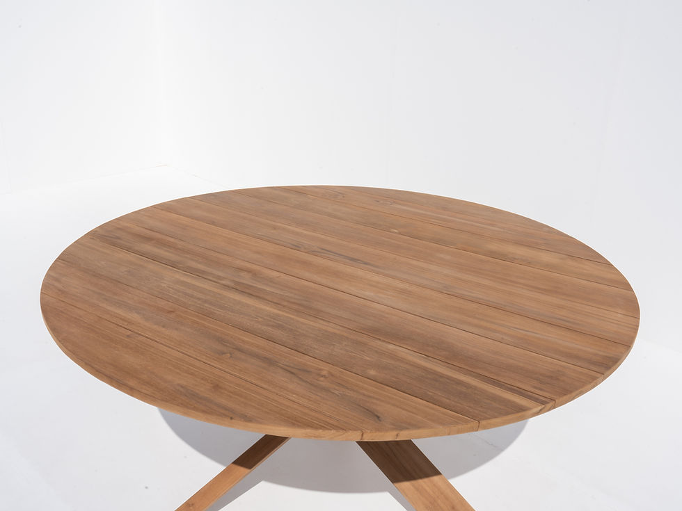 Thumbnail: Windsor Teak Round Dining Table in Dubai