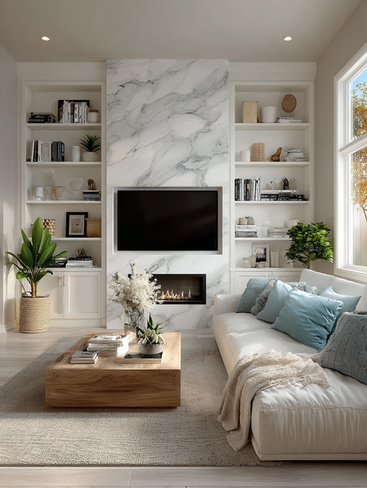 Media Wall made in Dubai by Adams Furniture