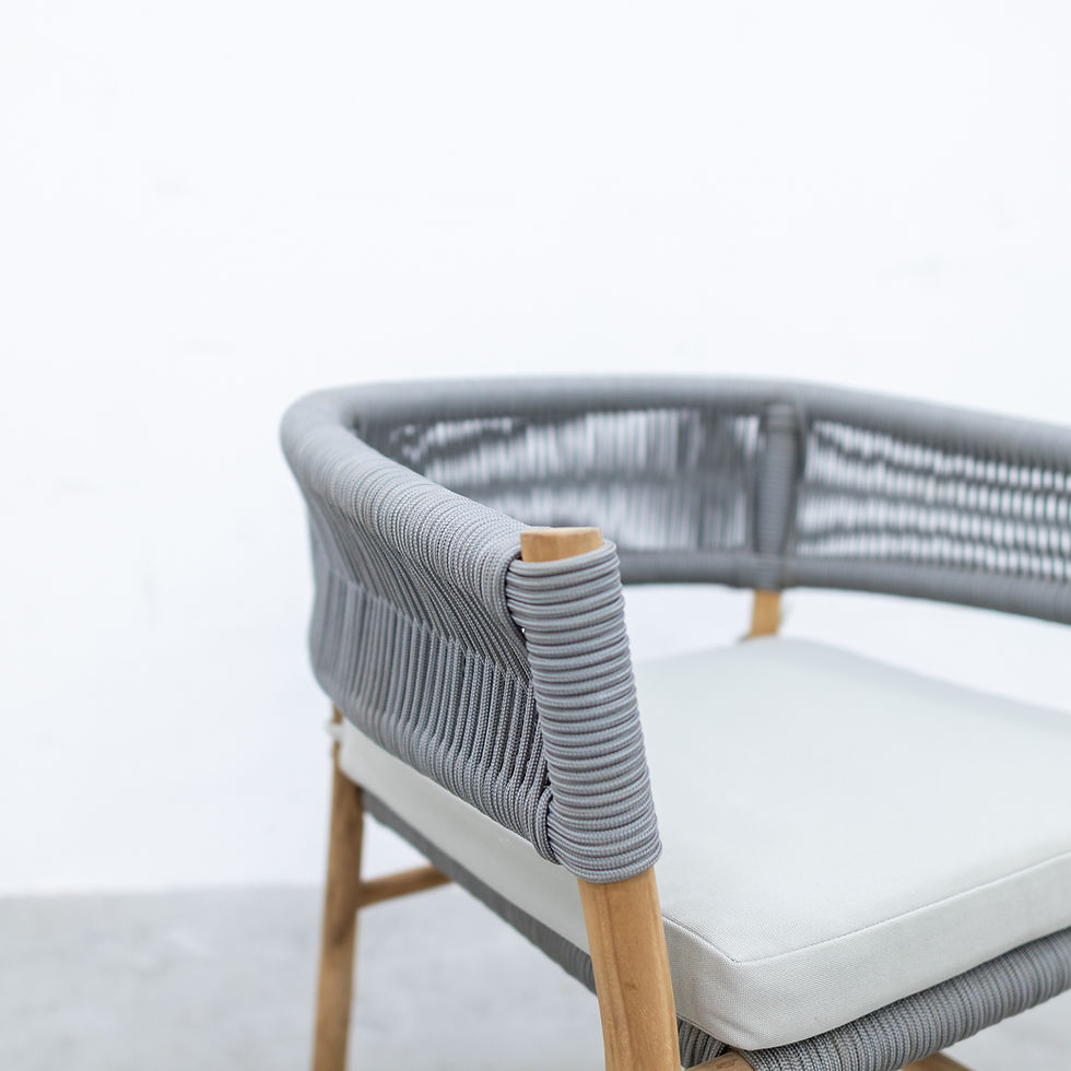 Thumbnail: Teak & Rope Chair