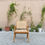Thumbnail: Teak and natural cane chairs