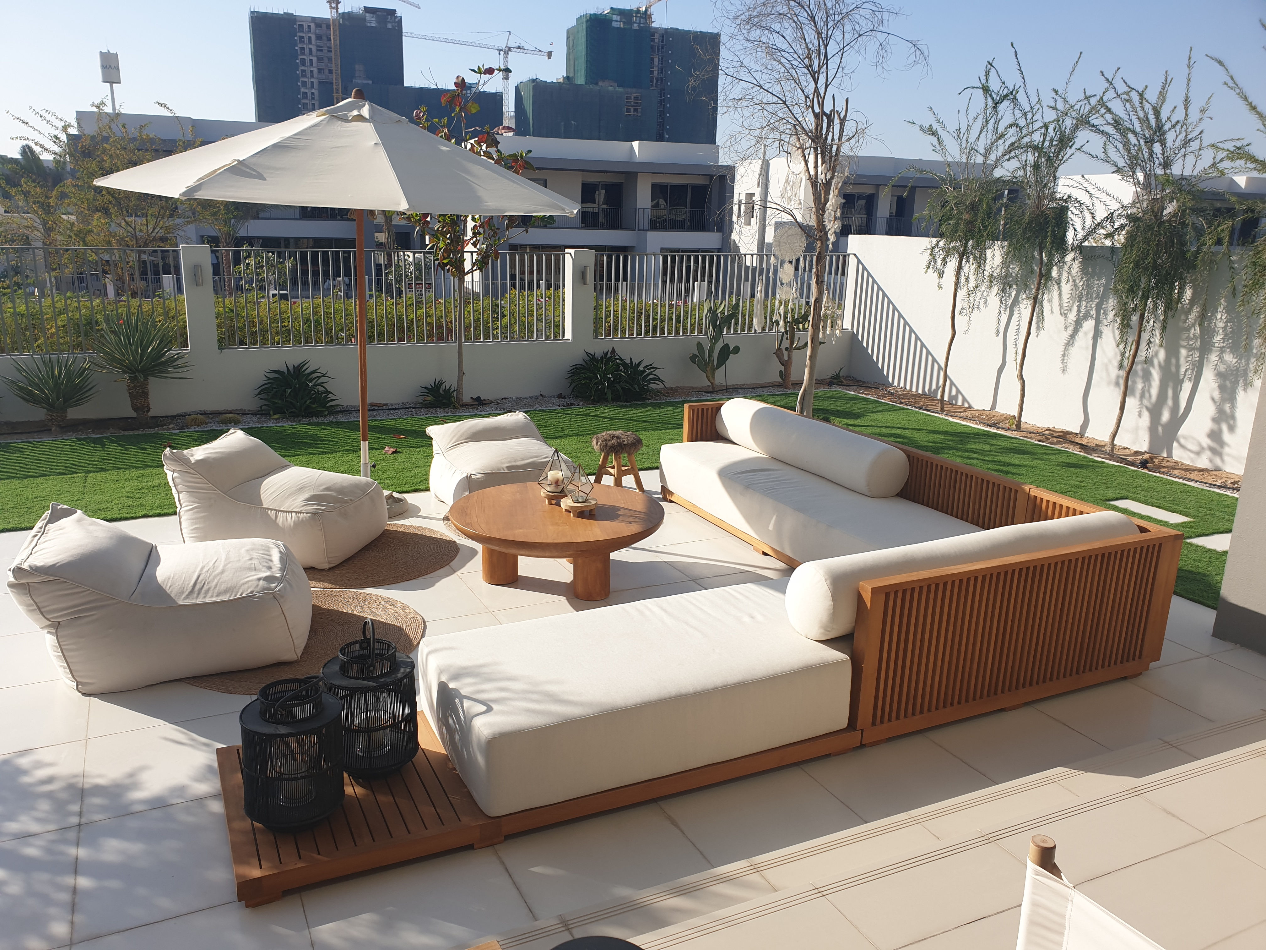 L Shaped Outdoor Teak Sofa Dubai