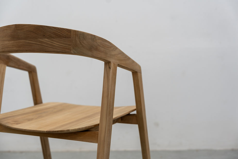 Thumbnail: Brussels Solid wood dining chair in Dubai