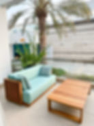 Slatted Teak Set in Dubai by Adams Furniture