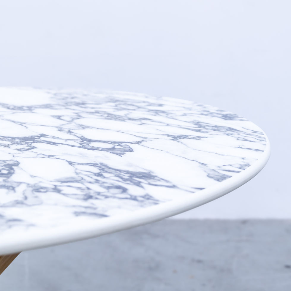 Thumbnail: Outdoor Marble and Teak Dining Table in Dubai by Adams Furniture