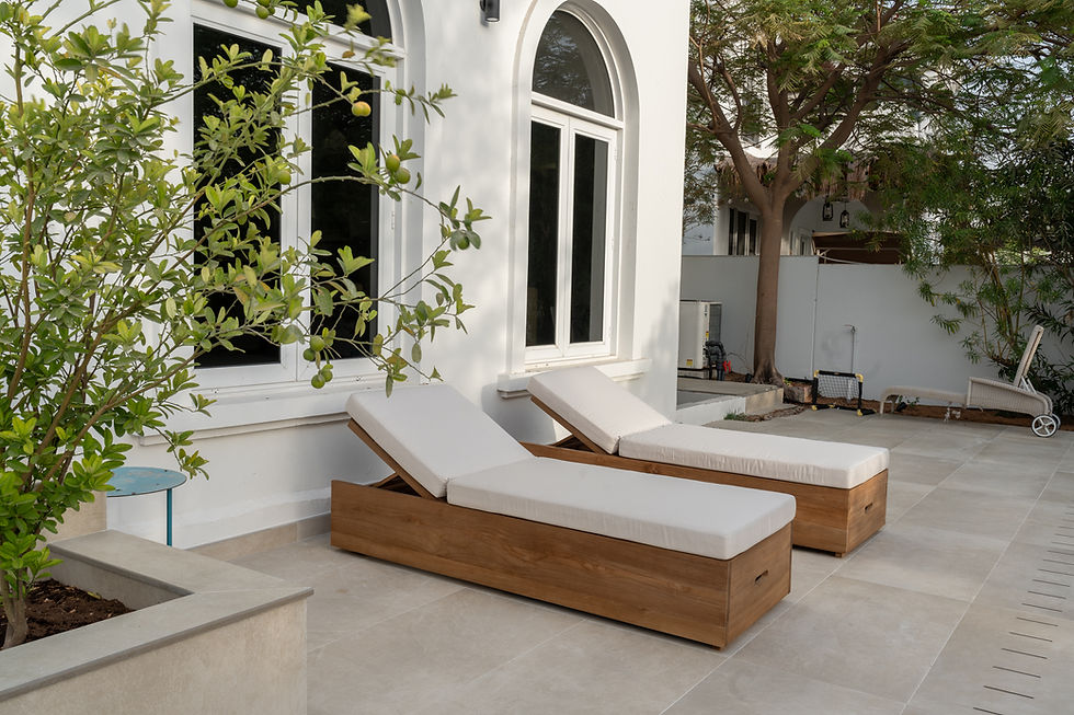 Thumbnail: Meridian Teak Sun Lounger