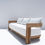 Thumbnail: Toscana Teak 3 Seater Outdoor Sofa