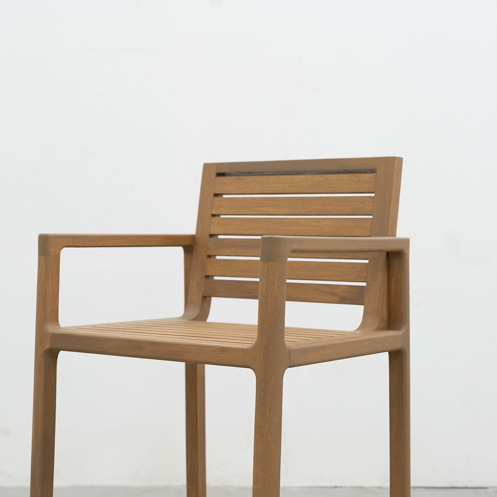 Thumbnail: bar chair in teak wood