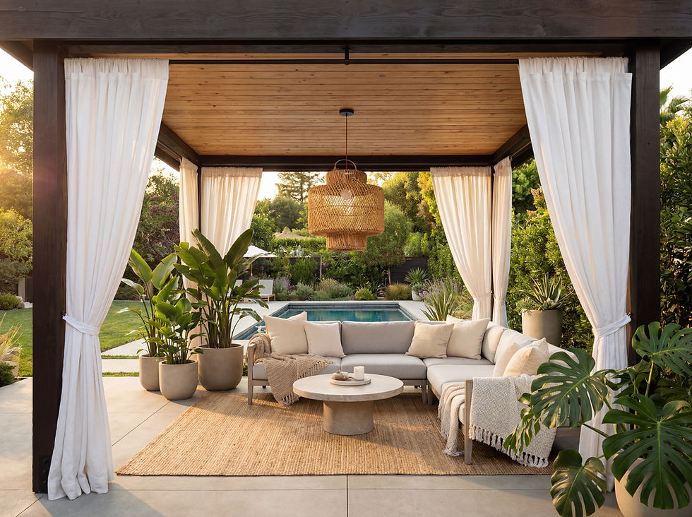 Thumbnail: Desert Fringe Rattan Pendant Light in Dubai