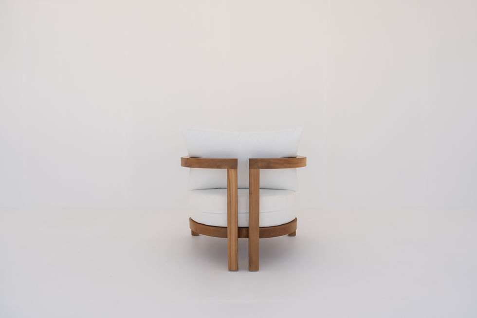 Thumbnail: Teak Single Seater Outdoor Sofa in Dubai