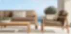 Crete Teak Lounge Set