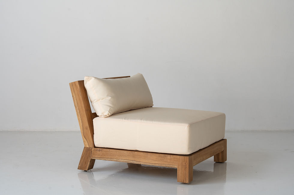 Thumbnail: Malta Teak Frame Lounge Chair in Dubai