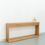 Thumbnail: Solid oak wood console table with drawers in dubai