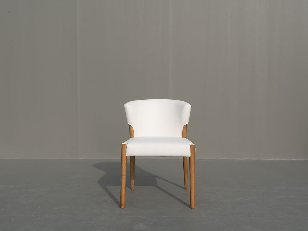 Thumbnail: Lyra Oak & Leather Chair