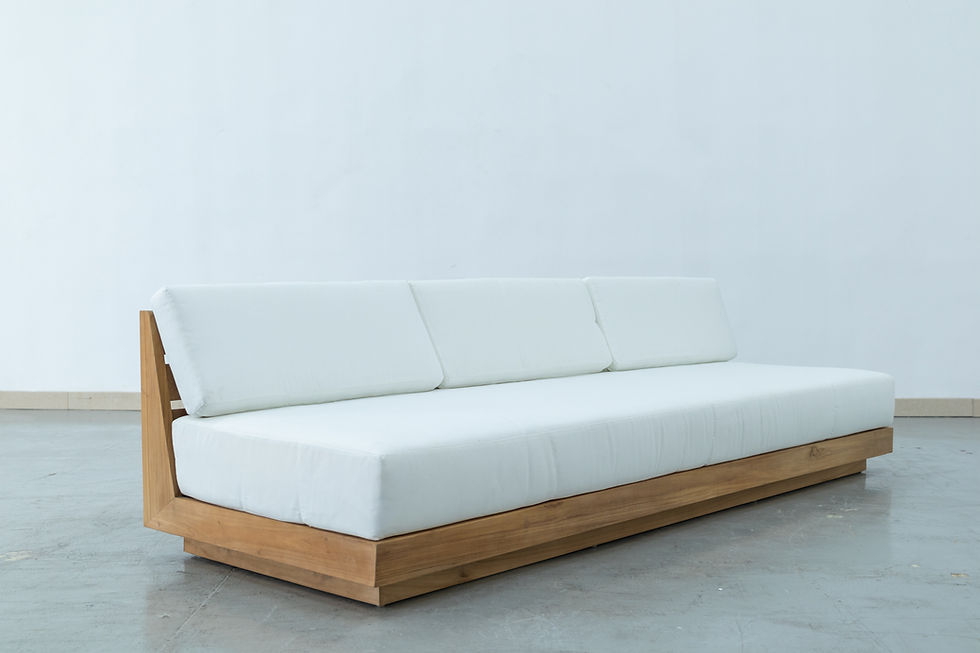 Thumbnail: Austin Teak 3 Seater Outdoor Sofa