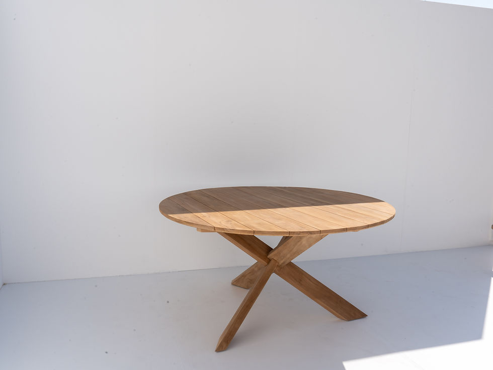 Thumbnail: Windsor Teak Round Dining Table in Dubai