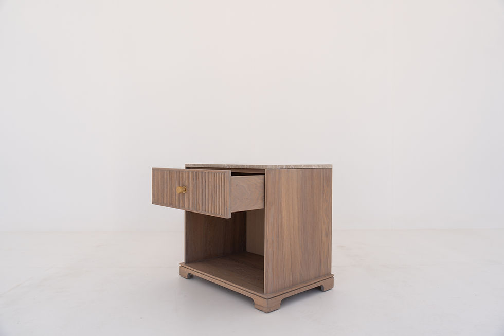 Thumbnail: Valenza Marble & Oak Nightstand in Dubai