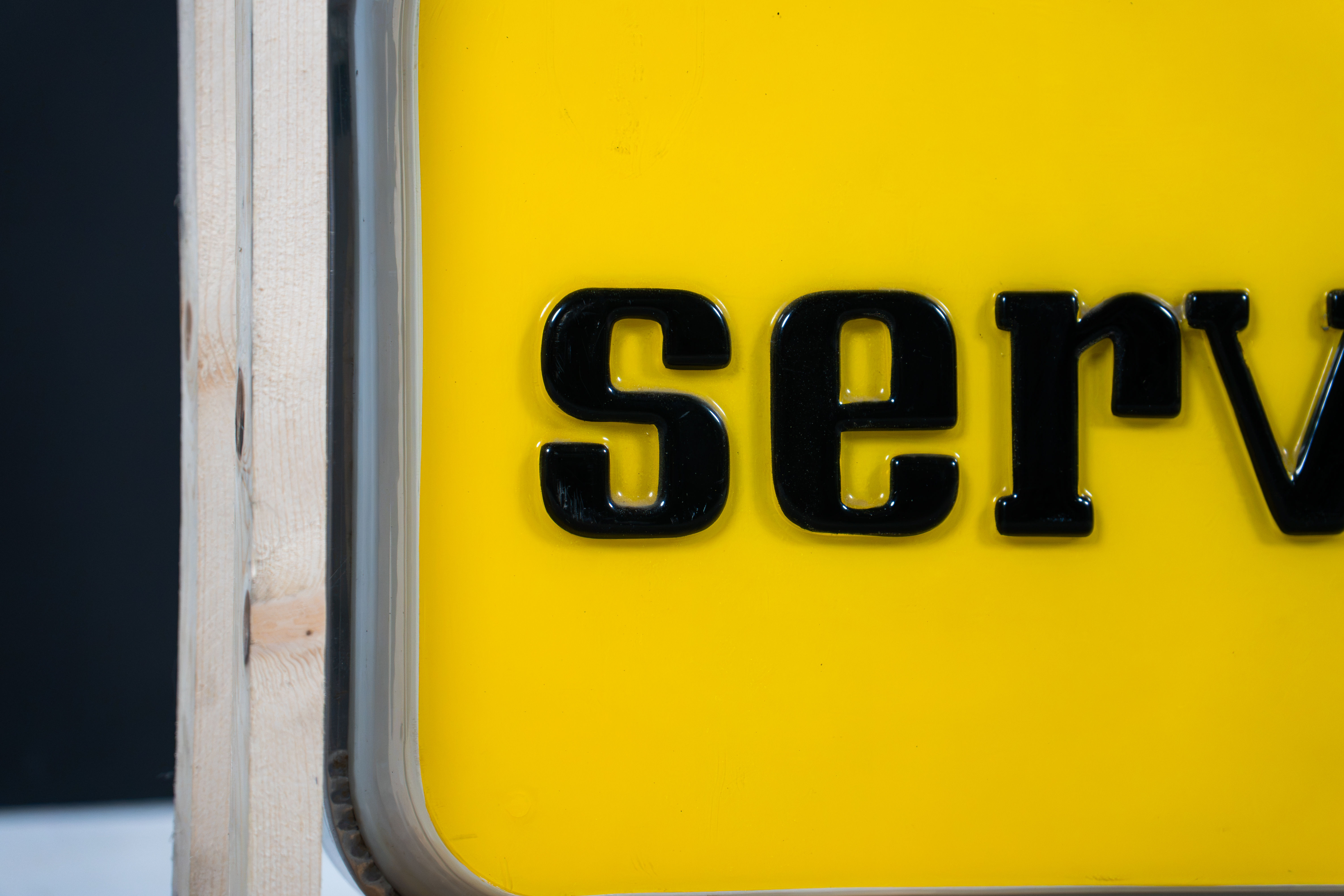 Ferrari service thermoformed sign