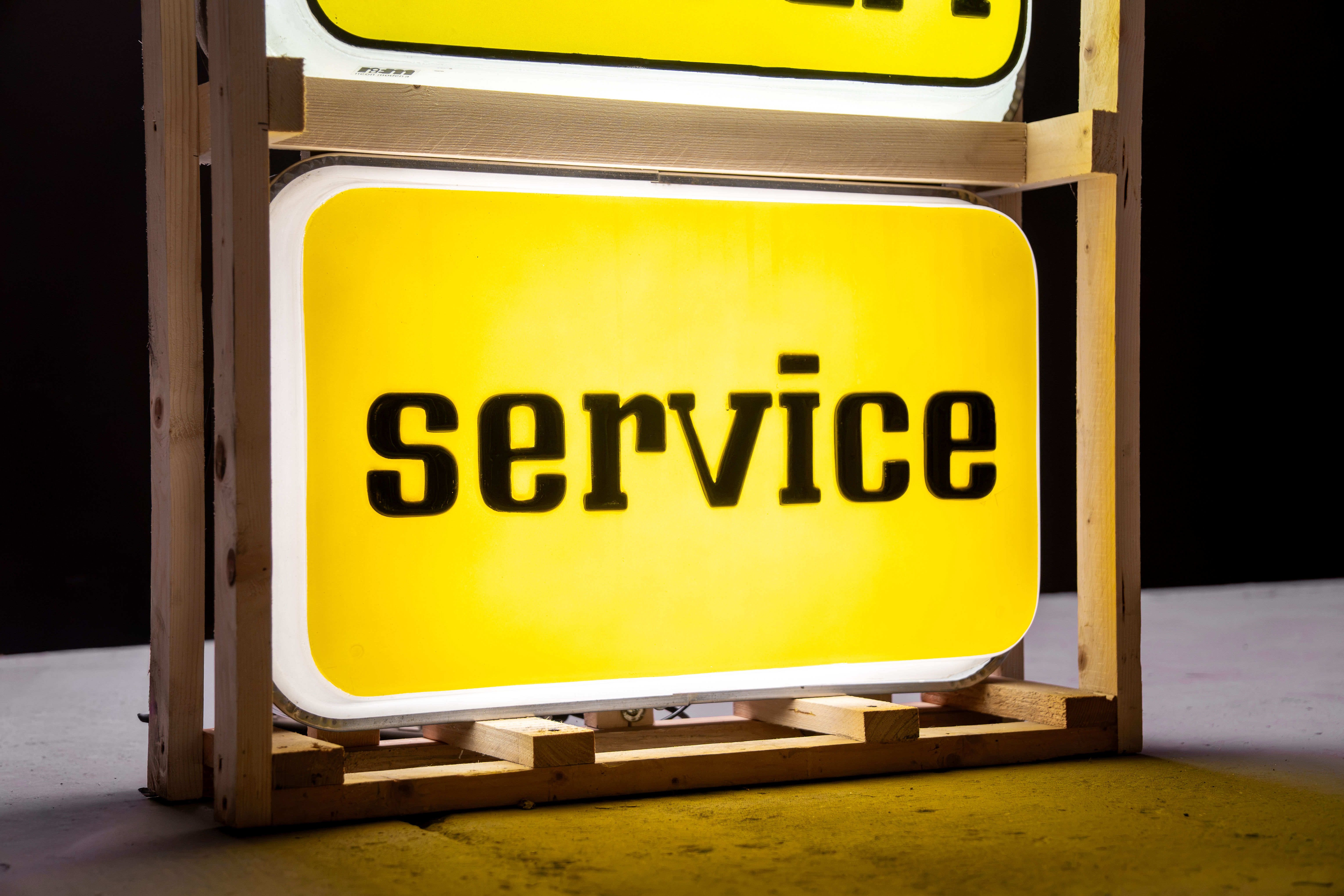 Ferrari service thermoformed sign