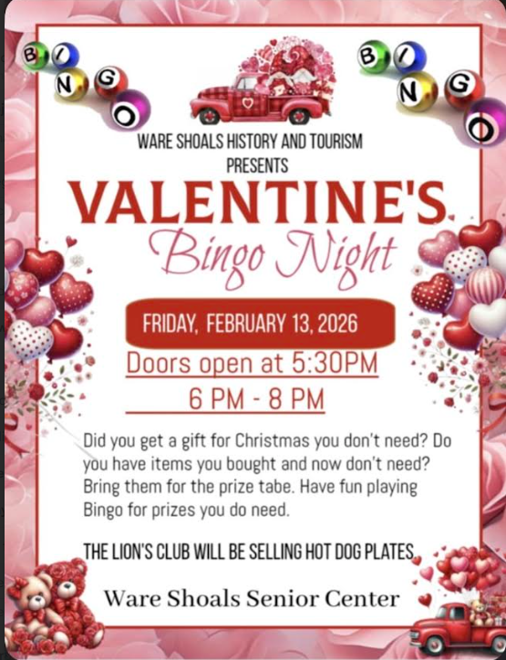 Valentines Bingo Night 