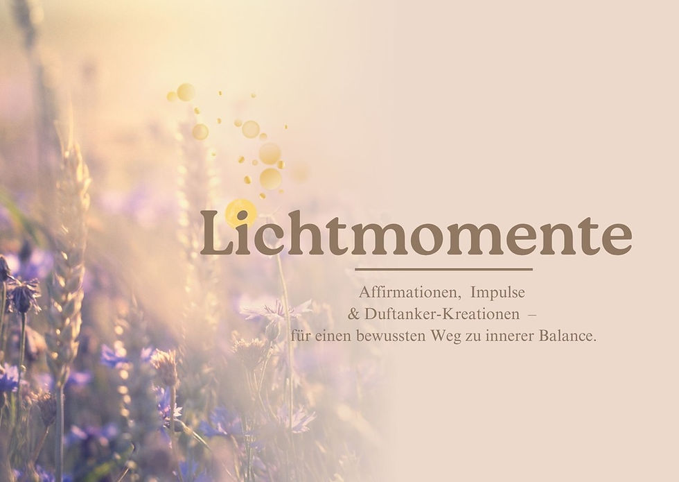 Affirmationskarten mit ätherischen Ölen