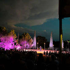 Open-air theatre of Paradou, sound and lighting setup by iDzia for the 2026 On rira tous au Paradou Festival