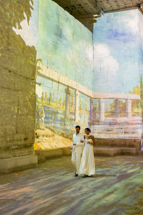 Veille de mariage aux Carrières de Lumières