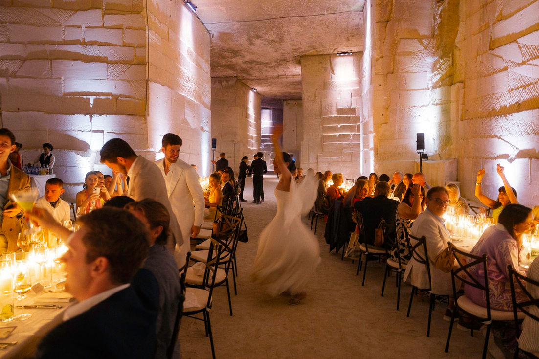 Veille de mariage aux Carrières de Lumières