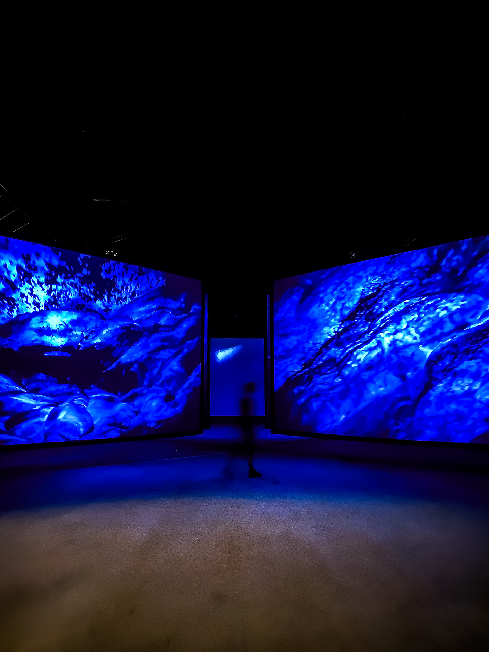 installation vidéo audiovisuel immersive fondation art contemporain