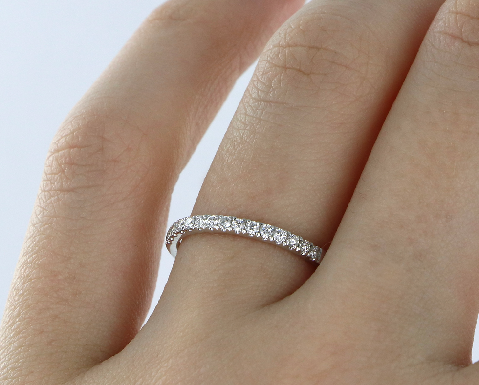 Miniature : Bague en Or blanc 750 - Diamants - EB4234640