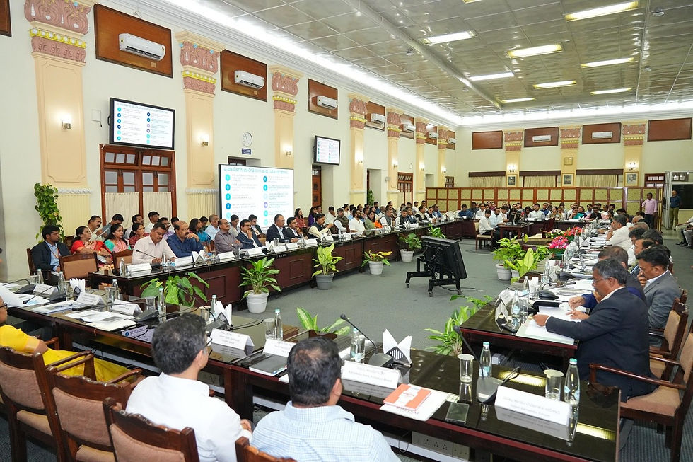 Tourism Minister Shri K. J. George, Principal Secretary Dr. Shalini Rajneesh, along with several senior government officials and distinguished members of Karnataka's tourism and hospitality sector