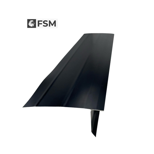31/2" F5 Aluminum Drip Edge, Black Smooth, Boxed Franklin Southern