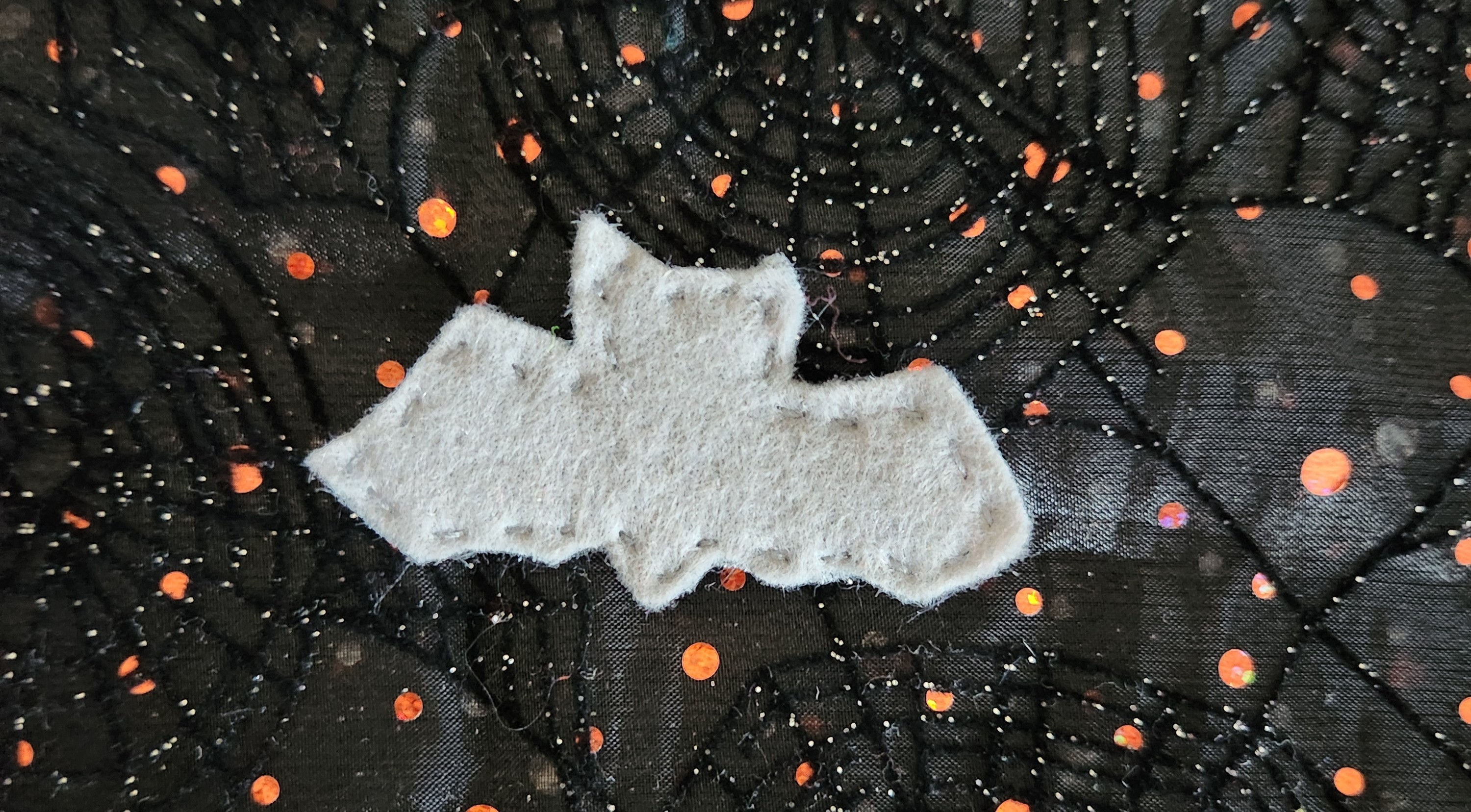 felt bat hairclips