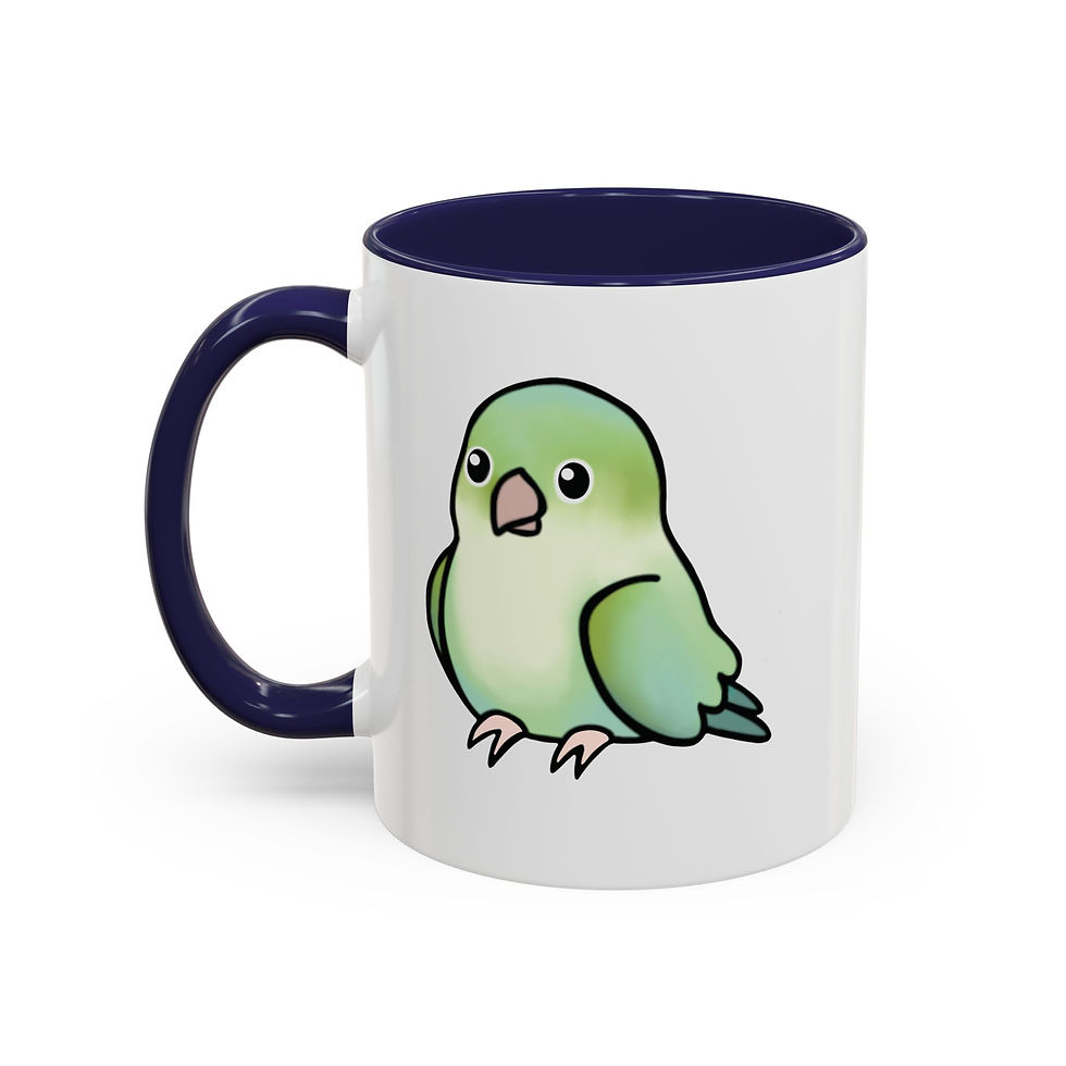 Thumbnail: Pretty Pastel Quaker Accent Coffee Mug 