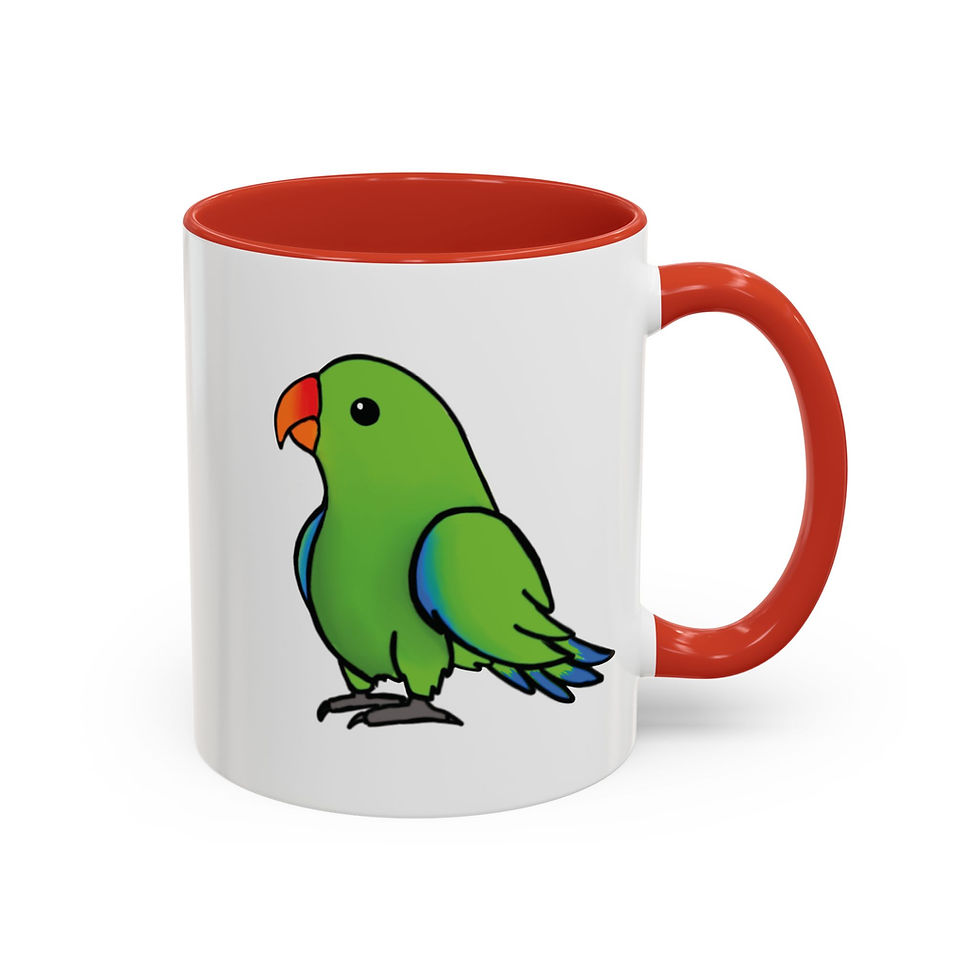 Thumbnail: Male Eclectus Accent Coffee Mug 