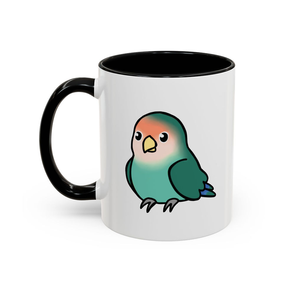 Thumbnail: Peach Faced Princess Lovey Accent Coffee Mug 