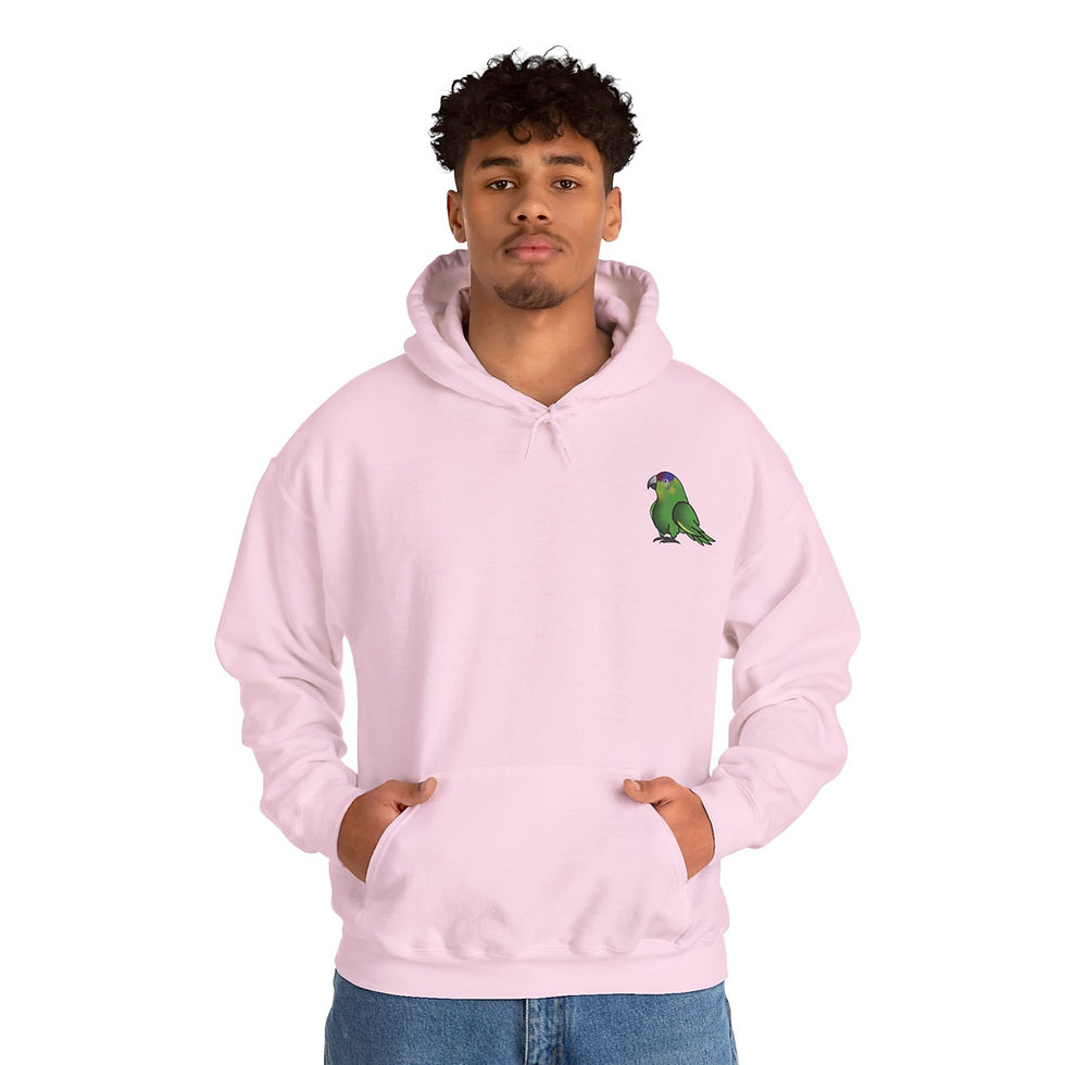 Thumbnail: Lustrous Lilac Crowned Amazon Hoodie 