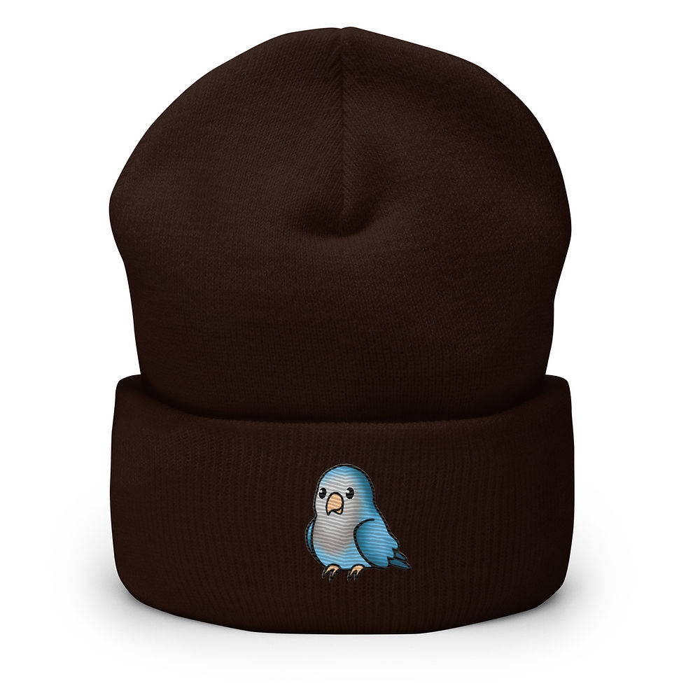 Thumbnail: Beloved Blue Quaker Cuffed Beanie