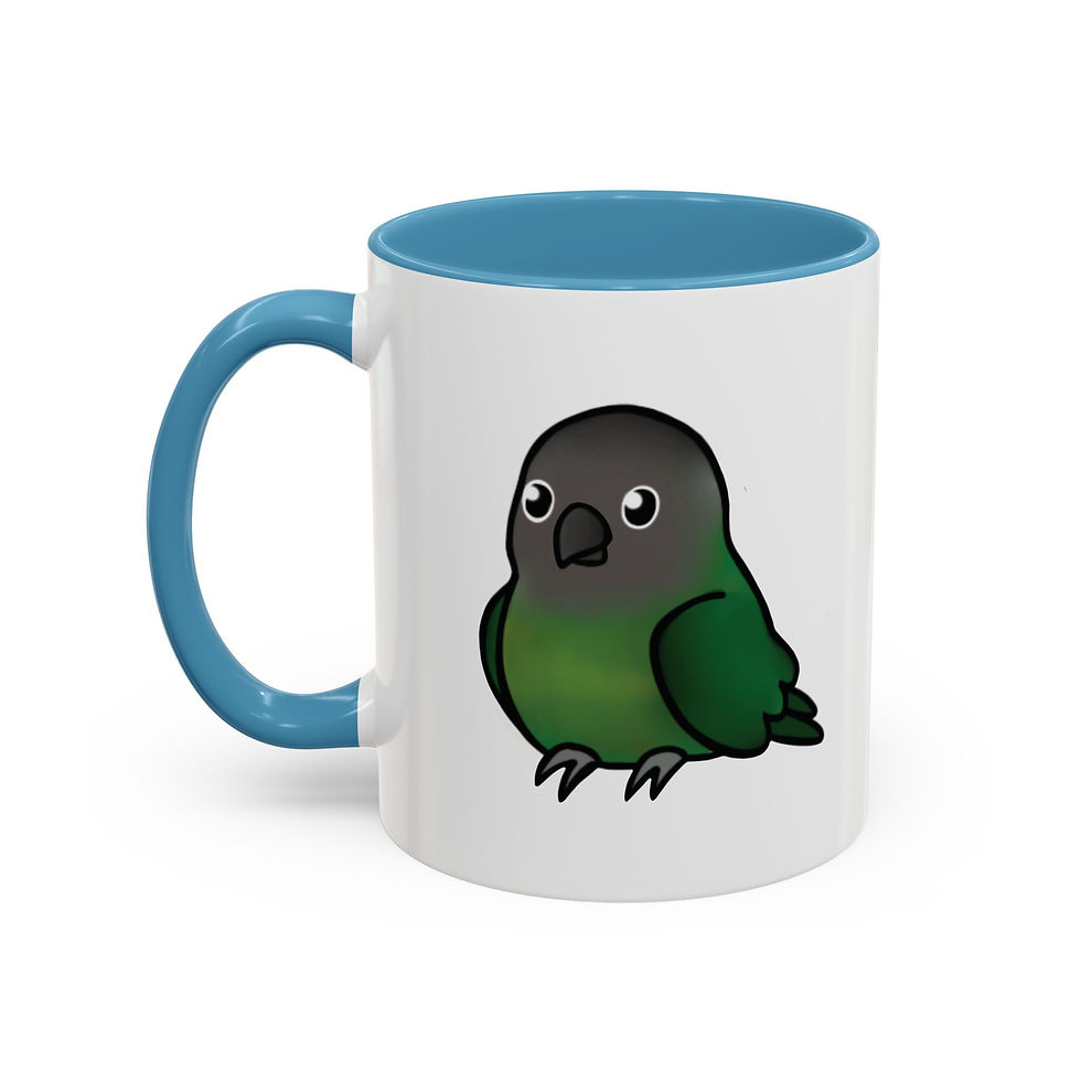 Thumbnail: Dashing Dusky Conure Accent Coffee Mug 