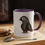 Thumbnail: Abstract African Grey Accent Coffee Mug 