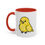 Thumbnail: Yapping Yellow Budgie Accent Coffee Mug 
