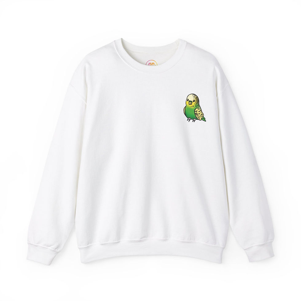 Thumbnail: Golden Green Budgie Crewneck 