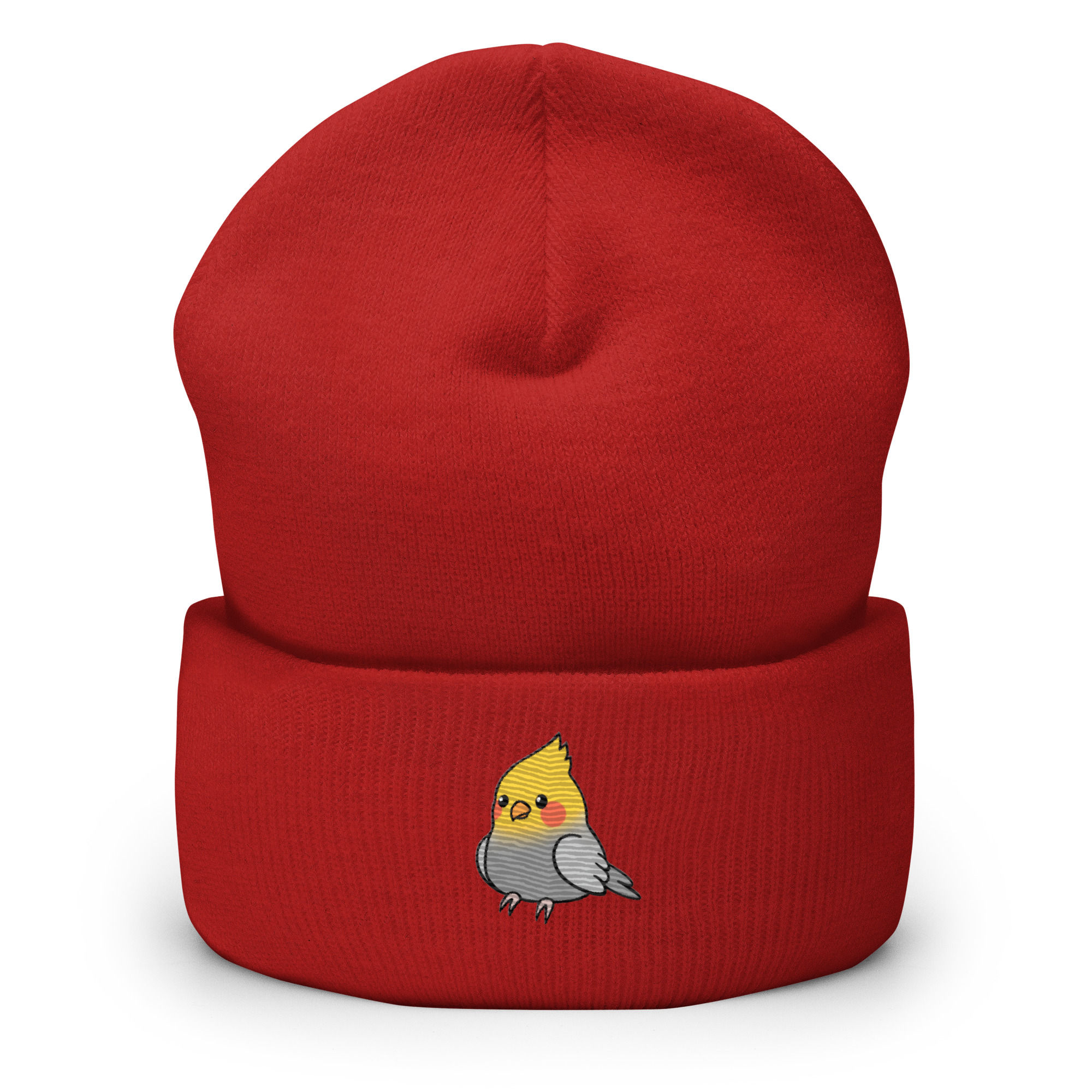 Cutie Cockatiel Cuffed Beanie