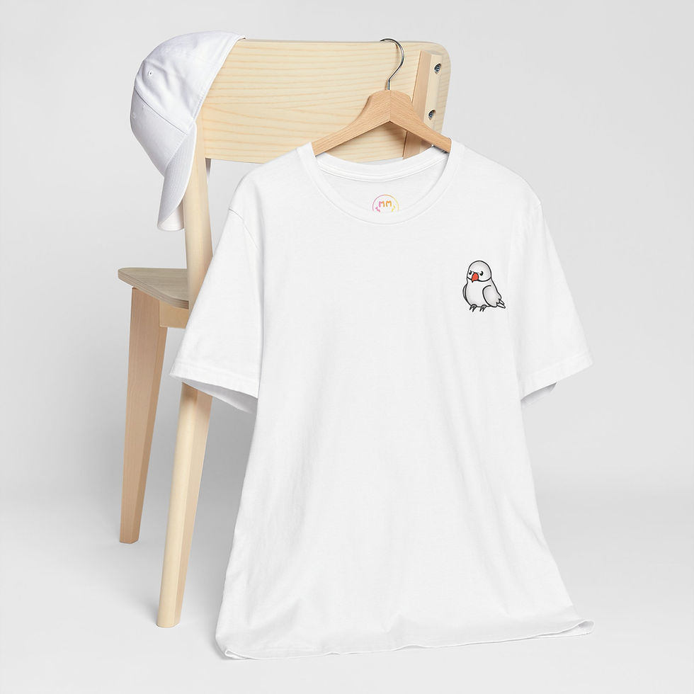 Thumbnail: Whimsy White Indian Ringneck Tee