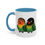 Thumbnail: Two Lovebirds Accent Coffee Mug 