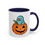 Thumbnail: Baby Blue Indian Ringneck Halloween Accent Coffee Mug 