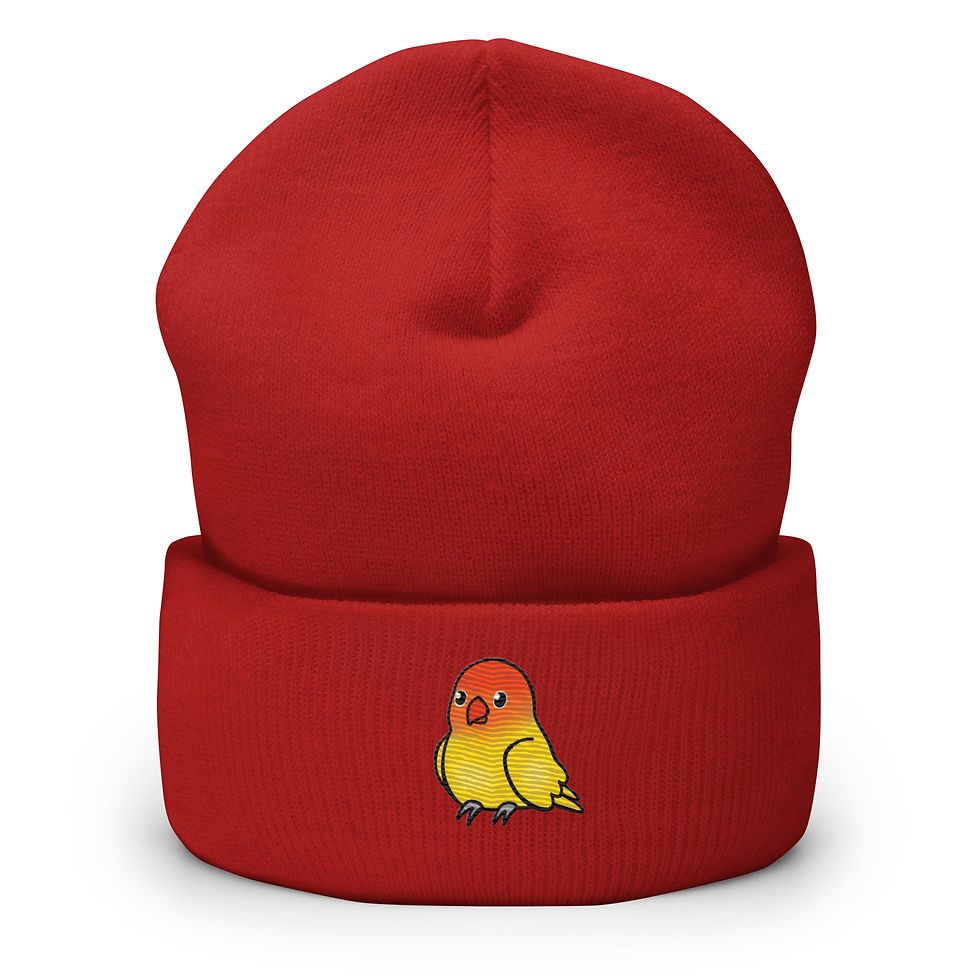 Thumbnail: Orangeface Lovey Cuffed Beanie