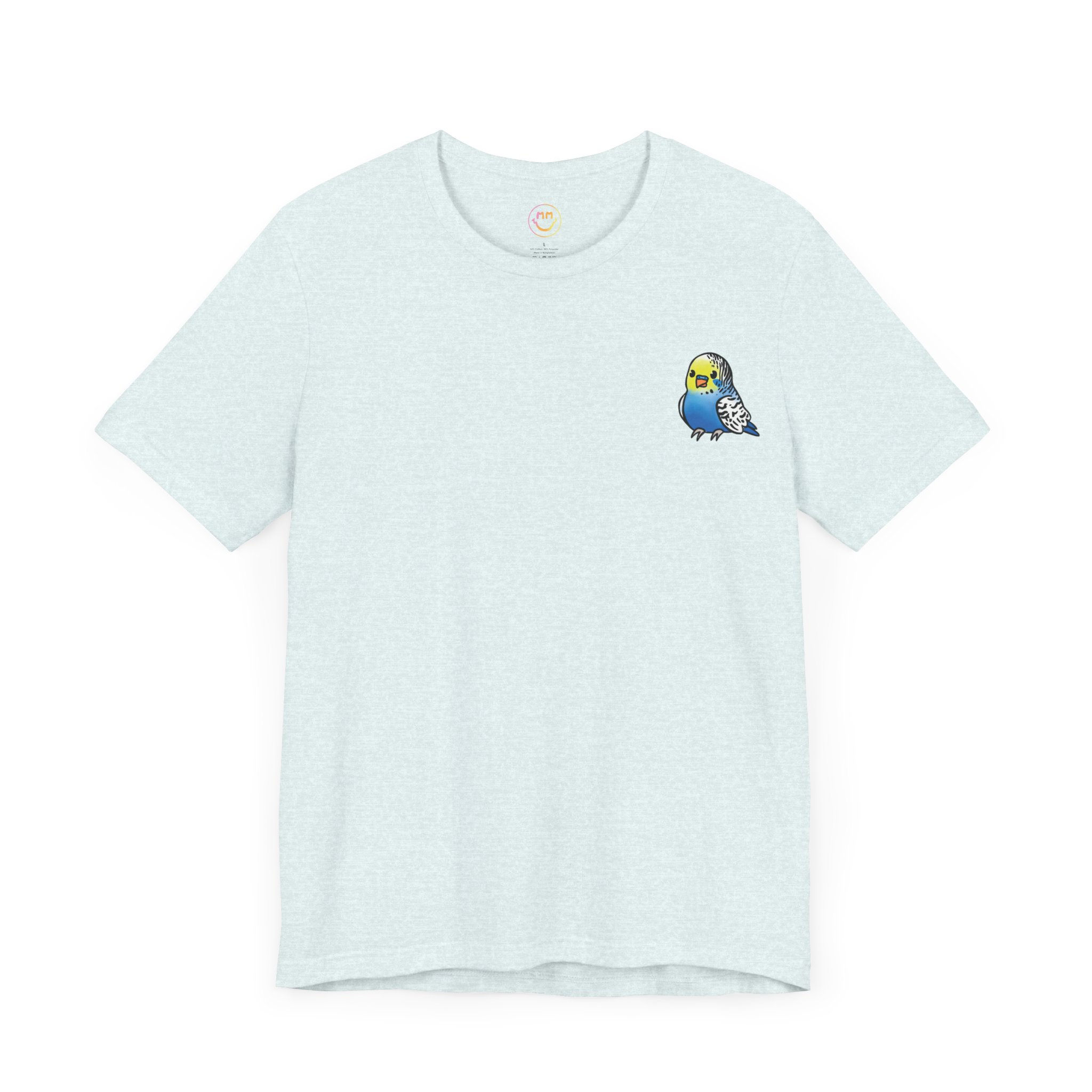 Bubbly Blue & Yellow Budgie Tee